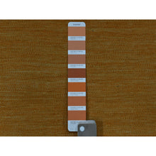 Load image into Gallery viewer, 2&#39;6&quot;x6&#39;8&quot; Gold Shades Flat Weave Kilim Pure Wool Hand Woven Runner Oriental Rug FWR323202