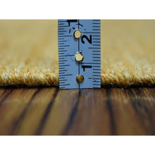Load image into Gallery viewer, 2&#39;6&quot;x6&#39;8&quot; Gold Shades Flat Weave Kilim Pure Wool Hand Woven Runner Oriental Rug FWR323202