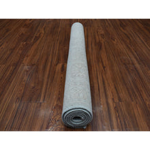 Load image into Gallery viewer, 4&#39;1&quot;x6&#39;1&quot; White Wash Peshawar Mahal Design Pure Wool Hand Knotted Oriental Rug FWR323568