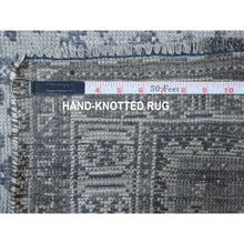 Load image into Gallery viewer, 5&#39;6&quot;x8&#39; Beige, Hand Knotted, Agra with Ziegler Design, Colorful Leaf Pattern, Pure Wool, Zero Pile, Oriental Rug FWR458142