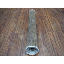 Load image into Gallery viewer, 3&#39;3&quot;x9&#39;8&quot;  Vintage And Worn Down Persian Shiraz Wide Runner Hand Knotted Bohemian Rug FWR324522