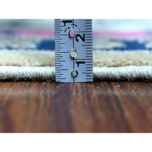 Load image into Gallery viewer, 4&#39;1&quot;x6&#39;1&quot; Colorful Beige Fusion Kazak Pure Wool Hand Knotted Oriental Rug FWR324918