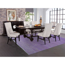 Load image into Gallery viewer, 6&#39;8&quot;x9&#39;8&quot; Lavender Shades Flat Weave Kilim Pure Wool Hand Woven Oriental Rug FWR325278