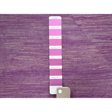 Load image into Gallery viewer, 6&#39;8&quot;x9&#39;8&quot; Lavender Shades Flat Weave Kilim Pure Wool Hand Woven Oriental Rug FWR325278