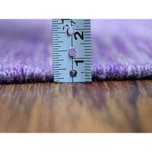 Load image into Gallery viewer, 6&#39;8&quot;x9&#39;8&quot; Lavender Shades Flat Weave Kilim Pure Wool Hand Woven Oriental Rug FWR325278