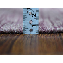 Load image into Gallery viewer, 2&#39;8&quot;x10&#39; Lavender Shades Reversible Kilim Pure Wool Hand Woven Runner Oriental Rug FWR325488