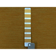 Load image into Gallery viewer, 2&#39;8&quot;x3&#39;8&quot; Gold Shades Reversible Kilim Pure Wool Hand Woven Oriental Rug FWR325548