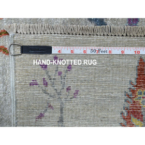 11'7"x14'8" Oversized Folk Art Willow And Cypress Tree Design Peshawar With Pop Of Color Hand Knotted Oriental Rug FWR325686