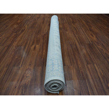 Load image into Gallery viewer, 5&#39;10&quot;x9&#39;1&quot; White Wash Khotan With Pomegranate Garden Design Hand Knotted Oriental Rug FWR325746