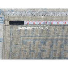 Load image into Gallery viewer, 5&#39;10&quot;x9&#39;1&quot; White Wash Khotan With Pomegranate Garden Design Hand Knotted Oriental Rug FWR325746