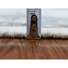 Load image into Gallery viewer, 2&#39;9&quot;x9&#39;7&quot; Ivory Vintage Look kazak Organic Wool Hand Knotted Oriental Rug FWR327960