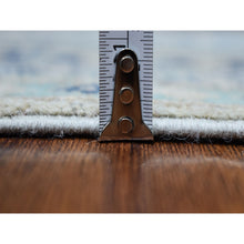 Load image into Gallery viewer, 2&#39;6&quot;x9&#39;9&quot; Gray Caucasian Vintage Look Kazak Tribal Design Natural Wool Hand Knotted Runner Oriental Rug FWR328086