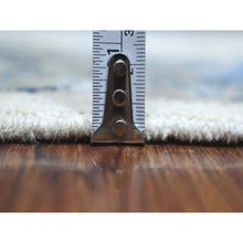 Load image into Gallery viewer, 4&#39;x5&#39;9&quot; Ivory Afghani Wool Vintage Look Kazak Hand Knotted Oriental Rug FWR328704