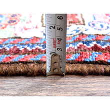 Load image into Gallery viewer, 8&#39;2&quot;x10&#39;5&quot; Navy Blue, Afghan Ersari with Turkish Knot, Caucasian Design Revival, Ancient Bird Figurines, Vegetable Dyes, Hand Knotted, 100% Wool, Oriental Rug FWR3288
