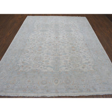 Load image into Gallery viewer, 8&#39;x9&#39;9&quot; White Wash Peshawar Hand Knotted Natural Wool Oriental Rug FWR329718