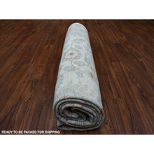 Load image into Gallery viewer, 8&#39;x9&#39;9&quot; White Wash Peshawar Hand Knotted Natural Wool Oriental Rug FWR329718