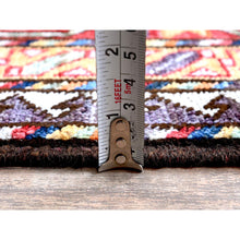 Load image into Gallery viewer, 8&#39;2&quot;x9&#39;9&quot; Carolina Blue, Afghan Ersari With Turkish Knot, Caucasian Design Revival, Vegetable Dyes, Hand Knotted, Pure Wool, Oriental Rug FWR3294