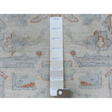 Load image into Gallery viewer, 2&#39;7&quot;x9&#39;7&quot; Ivory Washed Out Peshawar Organic Wool Hand Knotted Runner Oriental Rug FWR330156