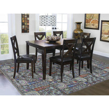 Load image into Gallery viewer, 6&#39;x8&#39;10&quot; Gray With Pop Of Color Willow And Cypress Tree Design Hand Knotted Oriental Rug FWR330630