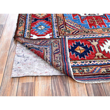 Load image into Gallery viewer, 8&#39;1&quot;x9&#39;10&quot; Bayern Blue, Afghan Ersari with Turkish Knot, Caucasian Design Revival, Vegetable Dyes, Hand Knotted, 100% Wool, Oriental Rug FWR3312