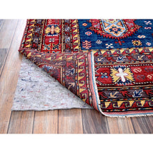 Load image into Gallery viewer, 8&#39;5&quot;x9&#39;8&quot; Yale Blue, Afghan Ersari with Turkish Knot, Caucasian Design Revival, Vegetable Dyes, Hand Knotted, Velvety Wool, Oriental Rug FWR3318