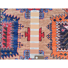 Load image into Gallery viewer, 8&#39;1&quot;x9&#39;7&quot; Beige, Afghan Ersari With Turkish Knot, Caucasian Design Revival, Vegetable Dyes, Hand Knotted, Soft And Vibrant Wool, Densely Woven, Oriental Rug FWR3324