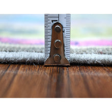Load image into Gallery viewer, 3&#39;2&quot;x4&#39;9&quot; Colorful Gray Fusion Kazak Organic Wool Hand Knotted Oriental Rug FWR333270