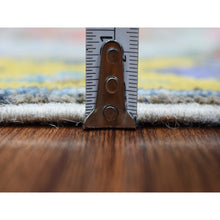 Load image into Gallery viewer, 1&#39;10&quot;x2&#39;9&quot; Yellow Fusion Kazak Organic Wool Hand Knotted Mat Oriental Rug FWR333576