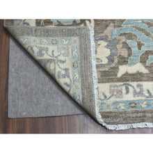 Load image into Gallery viewer, 11&#39;9&quot;x14&#39;5&quot; Brown Peshawar With Mahal Design Organic Wool Hand Knotted Oversize Oriental Rug FWR333636