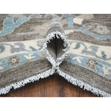Load image into Gallery viewer, 11&#39;9&quot;x14&#39;5&quot; Brown Peshawar With Mahal Design Organic Wool Hand Knotted Oversize Oriental Rug FWR333636