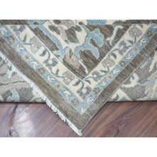 Load image into Gallery viewer, 11&#39;9&quot;x14&#39;5&quot; Brown Peshawar With Mahal Design Organic Wool Hand Knotted Oversize Oriental Rug FWR333636