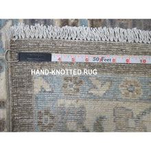 Load image into Gallery viewer, 11&#39;9&quot;x14&#39;5&quot; Brown Peshawar With Mahal Design Organic Wool Hand Knotted Oversize Oriental Rug FWR333636