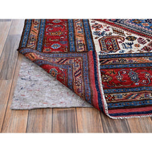 Load image into Gallery viewer, 8&#39;3&quot;x10&#39; Ajax Red, Afghan Ersari With Turkish Knot, Caucasian Design Revival, Vegetable Dyes, Hand Knotted, 100% Wool, Densely Woven, Oriental Rug FWR3336