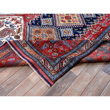Load image into Gallery viewer, 8&#39;3&quot;x10&#39; Ajax Red, Afghan Ersari with Turkish Knot, Caucasian Design Revival, Vegetable Dyes, Hand Knotted, 100% Wool, Densely Woven, Oriental Rug FWR3336