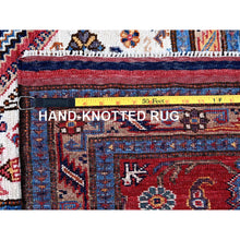 Load image into Gallery viewer, 8&#39;3&quot;x10&#39; Ajax Red, Afghan Ersari With Turkish Knot, Caucasian Design Revival, Vegetable Dyes, Hand Knotted, 100% Wool, Densely Woven, Oriental Rug FWR3336