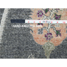 Load image into Gallery viewer, 8&#39;2&quot;x8&#39;2&quot; Round Folk Art Willow And Cypress Tree Design Hand Knotted Borderless Oriental Rug FWR334224