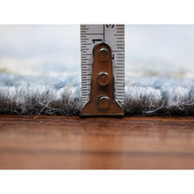 Load image into Gallery viewer, 8&#39;x9&#39;9&quot; Blue Shiny Wool Afghan Ersari Design Hand Knotted Oriental Rug FWR334860