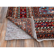 Load image into Gallery viewer, 8&#39;7&quot;x10&#39; Parmesan Yellow, Afghan Ersari with Turkish Knot, Caucasian Design Revival, Ancient Bird Figurines, Vegetable Dyes, Hand Knotted, 100% Wool, Oriental Rug FWR3348