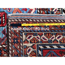 Load image into Gallery viewer, 8&#39;7&quot;x10&#39; Parmesan Yellow, Afghan Ersari with Turkish Knot, Caucasian Design Revival, Ancient Bird Figurines, Vegetable Dyes, Hand Knotted, 100% Wool, Oriental Rug FWR3348