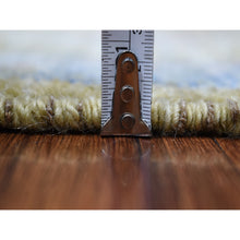 Load image into Gallery viewer, 4&#39;1&quot;x6&#39; Anatolian Design With Glimmery Wool Mustard Color Hand Knotted Oriental Rug FWR335730