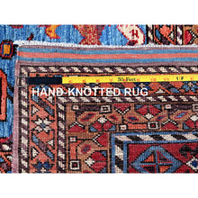 Load image into Gallery viewer, 8&#39;6&quot;x10&#39;8&quot; Alabaster White, Hand Knotted, Afghan Ersari with Turkish Knot, Caucasian Design Revival, Ancient Bird Figurines, Vegetable Dyes, 100% Wool, Oriental Rug FWR3354