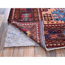 Load image into Gallery viewer, 8&#39;3&quot;x10&#39;6&quot; Peach Color, Afghan Ersari with Turkish Knot, Caucasian Design Revival, Vegetable Dyes, Hand Knotted, Soft Wool, Densely Woven, Oriental Rug FWR3360