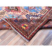 Load image into Gallery viewer, 8&#39;3&quot;x10&#39;6&quot; Peach Color, Afghan Ersari With Turkish Knot, Caucasian Design Revival, Vegetable Dyes, Hand Knotted, Soft Wool, Densely Woven, Oriental Rug FWR3360