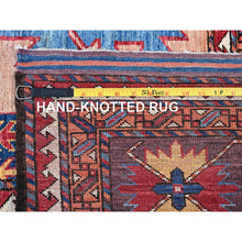 Load image into Gallery viewer, 8&#39;3&quot;x10&#39;6&quot; Peach Color, Afghan Ersari With Turkish Knot, Caucasian Design Revival, Vegetable Dyes, Hand Knotted, Soft Wool, Densely Woven, Oriental Rug FWR3360