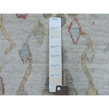 Load image into Gallery viewer, 2&#39;10&quot;x17&#39;3&quot; Hand Knotted Gray Angora Oushak With Soft &amp; Supple Wool Oriental Xl Runner Rug FWR336720