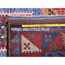 Load image into Gallery viewer, 6&#39;1&quot;x8&#39;4&quot; Ochre Brown, Afghan Ersari With Turkish Knot, Caucasian Design Revival, Densely Woven, Vegetable Dyes, Hand Knotted, 100% Wool, Oriental Rug FWR3372