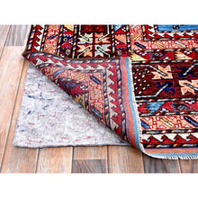 Load image into Gallery viewer, 10&#39;1&quot;x13&#39;4&quot; Bayern Blue, Afghan Ersari With Turkish Knot, Caucasian Design Revival, Vegetable Dyes, Hand Knotted, Soft Wool, Densely Woven, Oriental Rug FWR3378