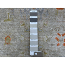 Load image into Gallery viewer, 3&#39;2&quot;x9&#39;7&quot; Cream Color Soft And Supple Wool Hand Knotted Angora Oushak Oriental Runner Rug FWR338466