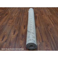 Load image into Gallery viewer, 4&#39;x6&#39; Hand-knotted Taupe Kashkuli Gabbeh With Small Animal Figurines Organic Wool Village Rug FWR338556