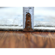 Load image into Gallery viewer, 5&#39;10&quot;x8&#39;10&quot; Gray Folk Art Kashkuli Gabbeh Hand-knotted Natural Wool Village Rug FWR338562